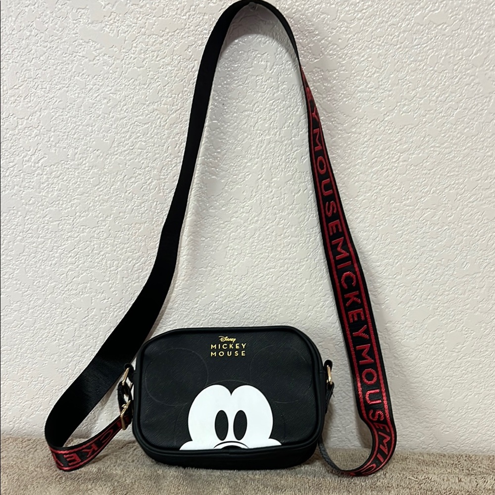 Disney Mickey Mouse Black Crossbody Bag